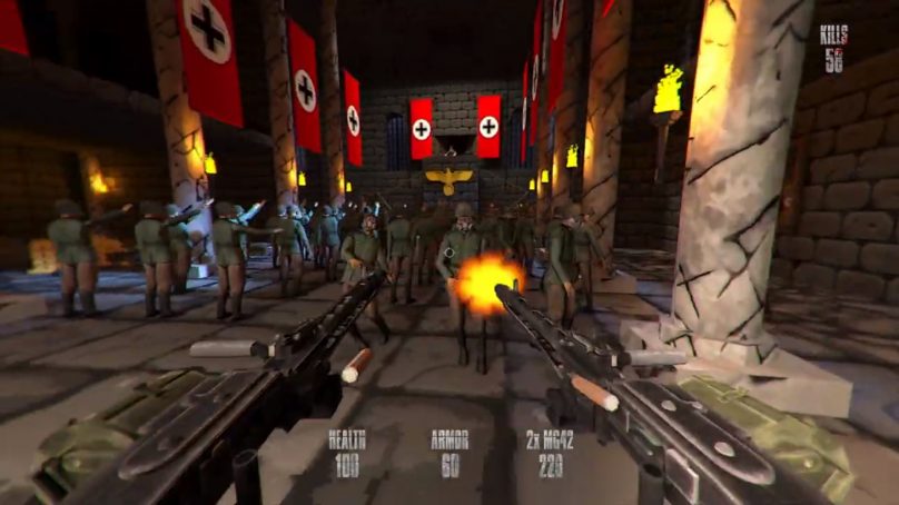 Nazi Busters je FPS igra inspirirana Wolfensteinom i humorom Duke Nukema