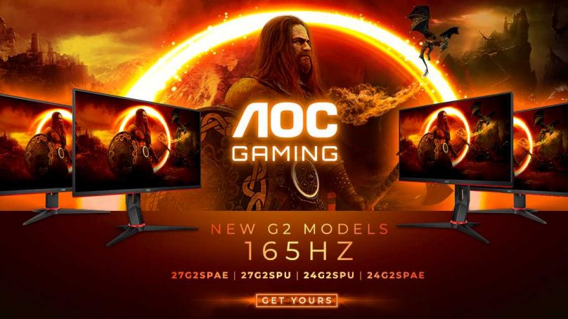 AGON by AOC G2 gaming monitori odsad na 165 Hz