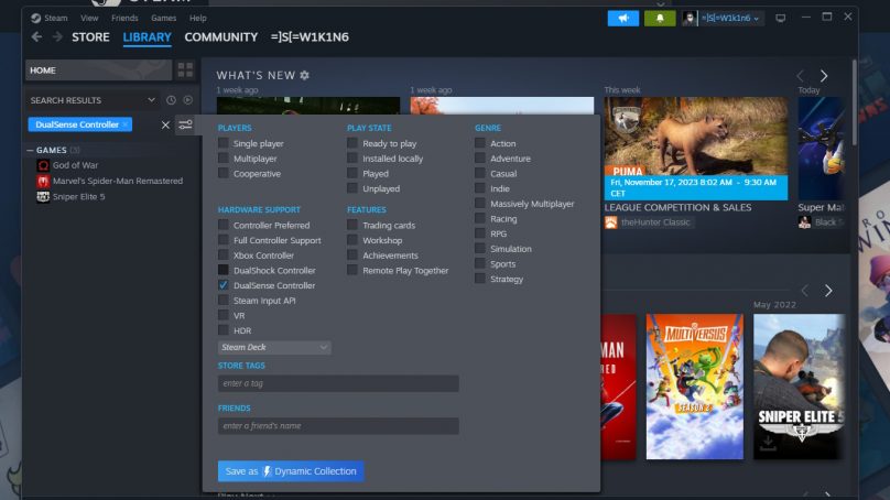 Steam dodao podršku za Dualshock i DualSense kontrolere