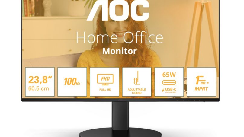 AOC Q27B3CF2  monitor namijenjen je kućnom uredu a solidan je i za igranje