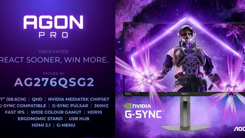 AGON PRO AG276QSG2 je novi monitor za kompetitivni gaming