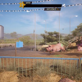 Vodite klađenje na utrke svinja u igri Roadhouse Simulator